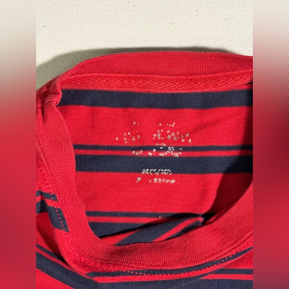 Red and Black Striped Kids Shirt - Picture 3 of 4